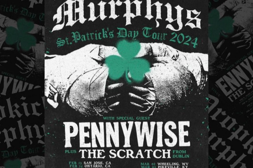 Dropkick Murphys announce  ST. PATRICK’S DAY TOUR 2024