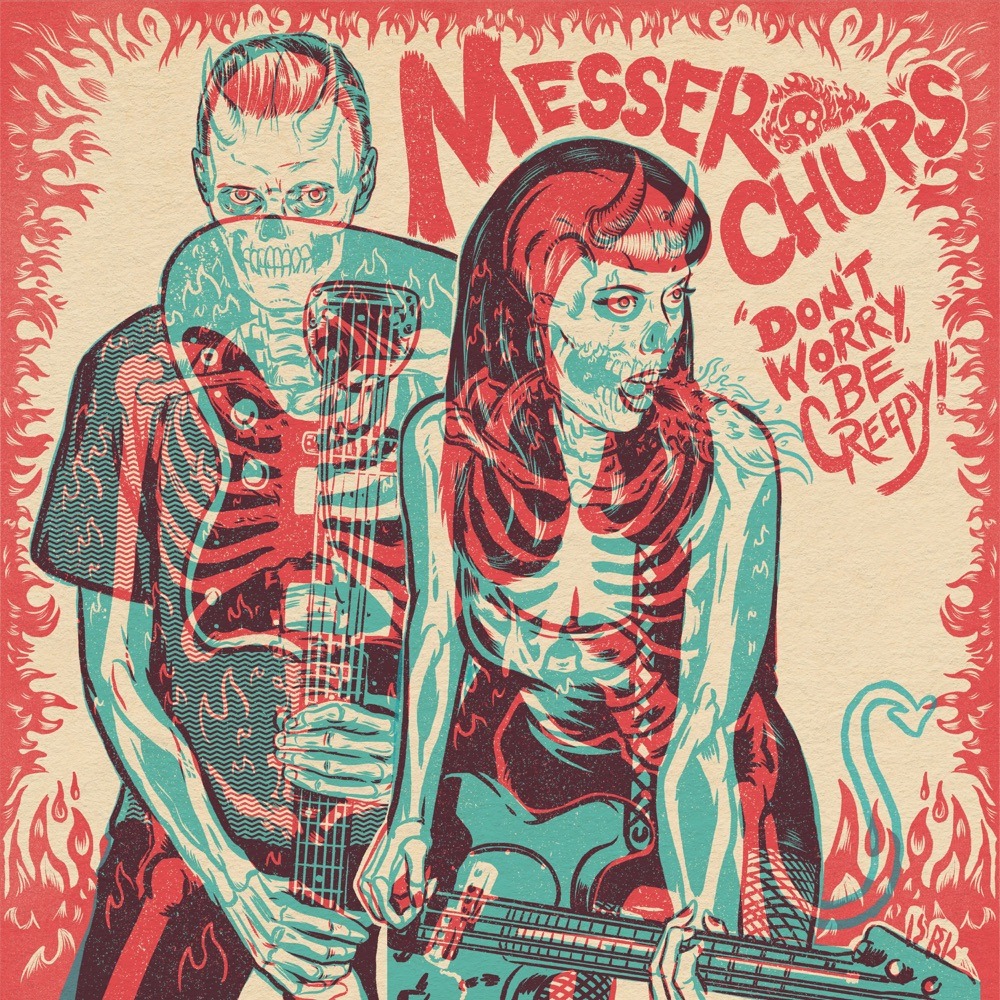 artwork: messer chups kiss of the night don't worry, be creepy ep