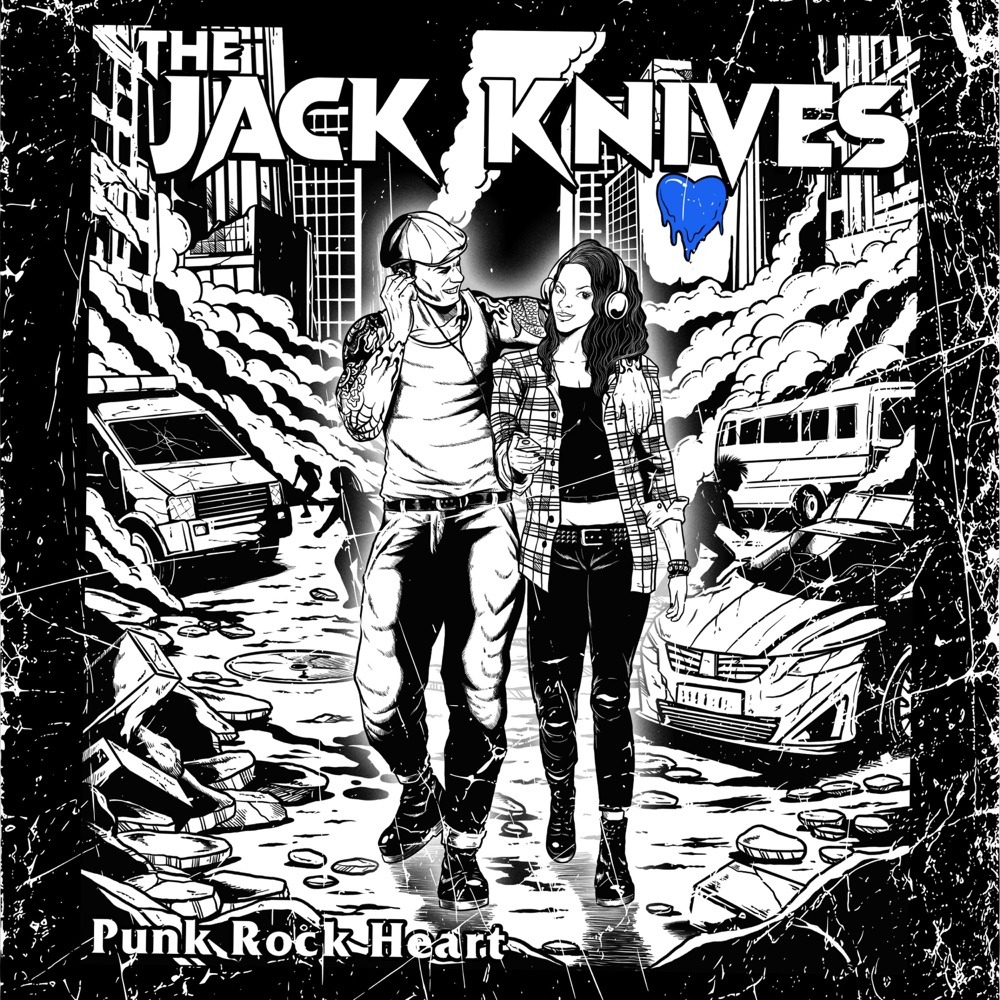 artwork: the jack knives punk rock heart punk rock heart single