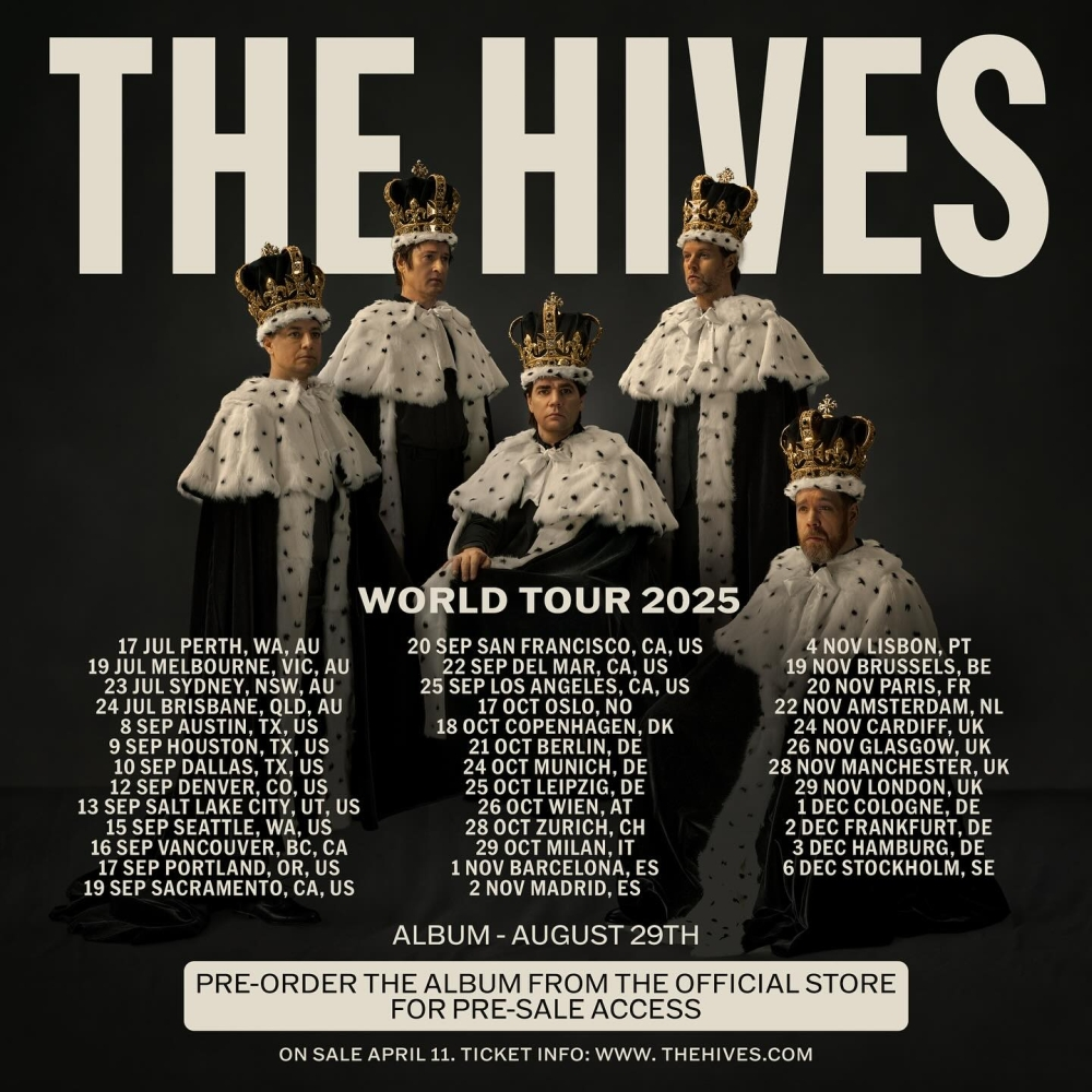 hives 2025 tour dates